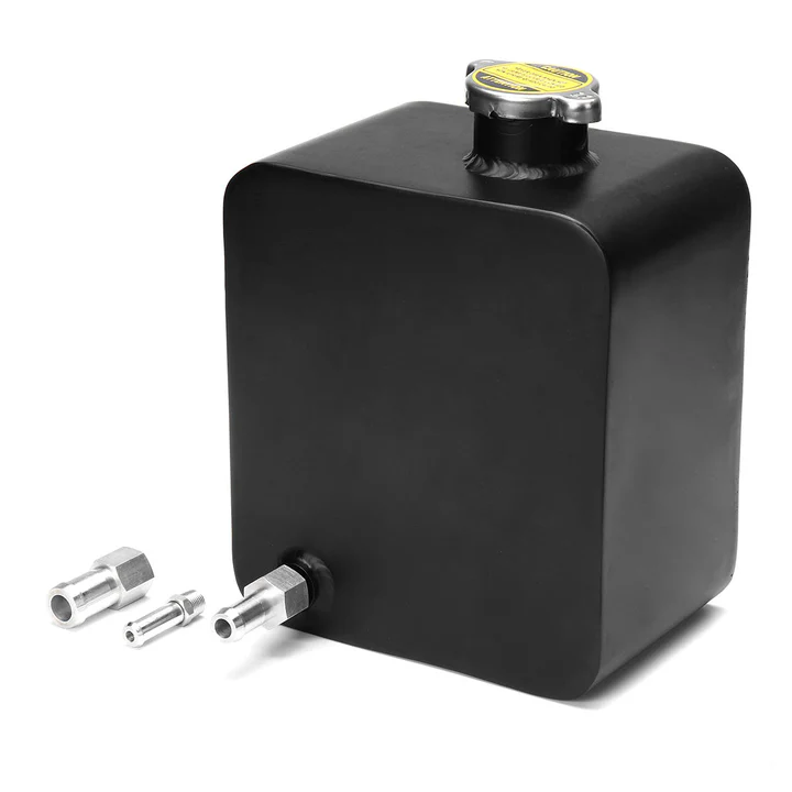 CG 14326-Universal 2.5L Coolant Radiator Water Tank Bottle Aluminum