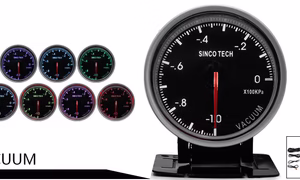 CG 14756-60MM LED DISPLAY 7 COLOR HIGH SPEED STEPPER MOTOR GAUGE