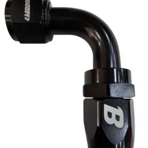 CG 14835-BOOST Fitting Full Flow Swivel Hose End Fitting, 90 Degree, Black, -12 AN