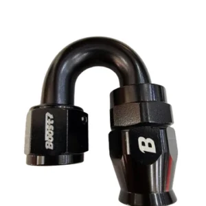 CG 14883-UNIVERSAL PTEF AN10 180 DEGREE REUSABLE SWIVEL PTFE HOSE END FITTING BLACK