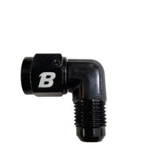 CG 15659-BOOST -6AN Male To -6AN Female 90 Degree Swivel Coupler Fitting BLACK
