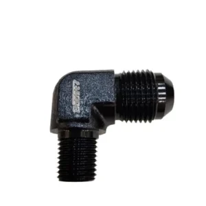 CG 15709-BOOST Aluminum 8an an8 8 To 1/4" NPT Fitting 90 Degree Elbow Adapter Male AN 8 Black